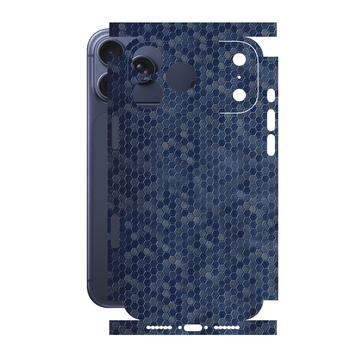 Захисна плівка StatusSKIN для Apple iPhone 17 Pro Max Корпус Вініл Соти сині
