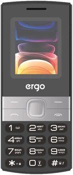Мобильный телефон Ergo B185 Black UA