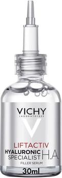 Антивікова сироватка Vichy Liftactiv Hyaluronic Specialist H.A. для відновлення пружності шкіри обличчя та зменшення помітності зморшок 30 мл (3337875719209/8011935069705)