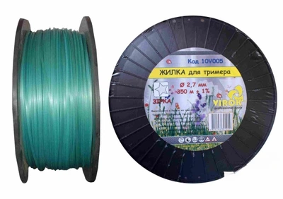 Жилка для триммера "ЗВЕЗДА" Ø= 2,7 мм, l= 350 м (бобина) VIROK (10V005)
