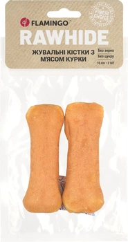 Жувальні кістки для собак Flamingo з м'ясом курки 2st 10 см 120 г (5400585321388)