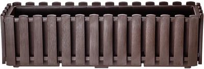 Skrzynia balkonowa Kadax Glifada 58 x 18 x 16.5 cm Brązowa (K8032)