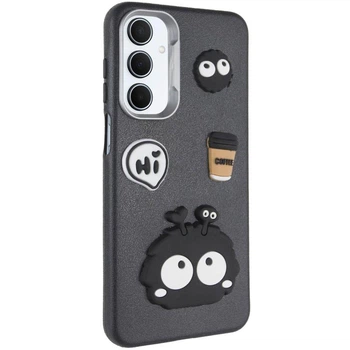 Чехол Накладка CaseIT Leather Toys для Samsung Galaxy S25 FE Monster / Black