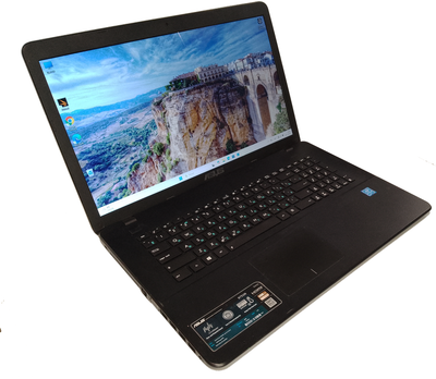 Ноутбук Asus X571 Pentium N4200 4-х ядерний 17.3'' 1600х900 8Gb DDR3 240SSD гарантія Refurbished