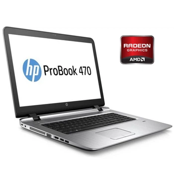 Ноутбук Б-класс HP ProBook 470 G0 / 17.3" (1600x900) TN / Intel Core i3-3120M (2 (4) ядра по 2.5 GHz) / 8 GB DDR3 / 750 GB HDD / AMD Radeon HD 8750M, 1 GB DDR3, 128-bit / WebCam / DVD-ROM / Win 10 Pro б/у