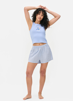 Пижама Primark Pijama Short Stitch XXL комплект для дома и сна Голубой (8904)