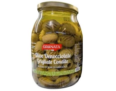 Оливки грильовані в олії Granata Olive Denocciolate 1020г