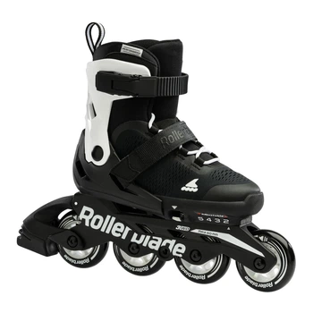 Детские раздвижные ролики Rollerblade Microblade Black/White 28-32 EU