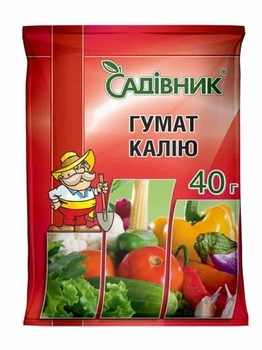 Біостимулятор Гумат калію, 40г., Садівник