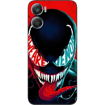 Силиконовый чехол SMTT для Motorola G06 в стиле Мы веном