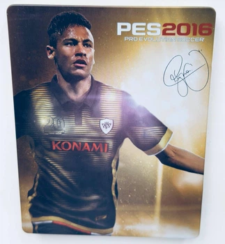 Диск для PlayStation 4 - Pro Evolution Soccer 2016 + Steelbook, русские субтитры, Б/У