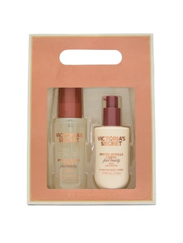 Подарочный набор спрей мистов + лосьон Victoria's Secret Feel Toasty 2-Piece Full-Sized Body Mist & Lotion Gift Set