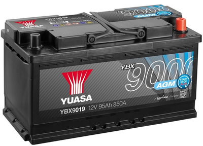 Автомобильный аккумулятор Yuasa 12V 95Ah AGM Start Stop Plus Battery YBX9019 (0) (YBX9019)