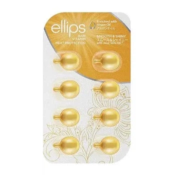 Вітаміні для волосся "Розкішне сяйво" з олією алое віра Ellips Hair Vitamin
