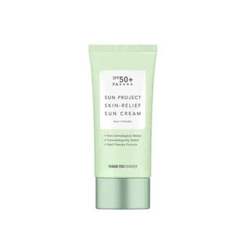 Заспокійливий сонцезахисний крем Thank You Farmer Sun Project Skin Relief Sun Cream SPF 50 50 мл