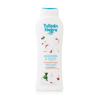 Гель для душу "Бавовна та тальк" Tulipan Negro Bath And Shower Gel 650 мл