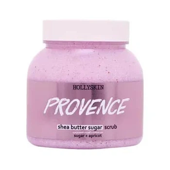 Цукровий скраб для тіла з олією ши та перлітом Hollyskin Provence 300 г