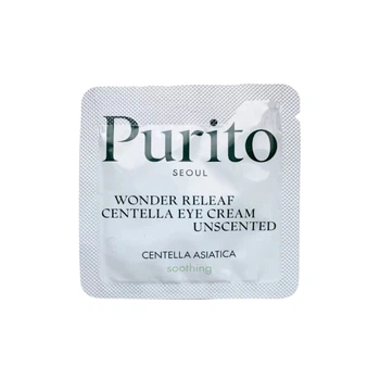 Крем для повік з центеллою та пептидами без ефірних олій Purito Seoul Wonder Releaf Centella Eye Cream Unscented 1 г