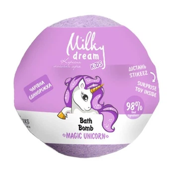 Дитяча бомба для ванни Milky Dream Kids Чарівна єдиноріжка 100 г