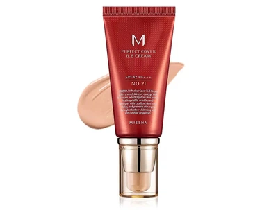 Зволожуючий та матуючий BB крем для обличчя Missha Perfect Cover BB Cream SPF 42 №21 50 мл