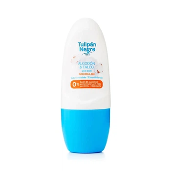 Дезодорант кульковий Tulipan Negro Deo Roll On Algodon&Talco Хлопок та тальк 50 мл
