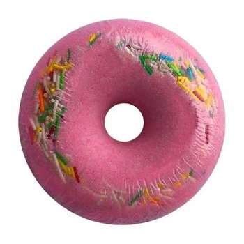 Шипучий засіб для ванн Milky Dream Пінний Donut Малина та чорниця 140 г