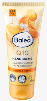 Крем для рук Balea Q10 та олією абрикосових кісточок, 100 мл