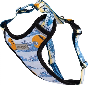 Шлейки для собак Amiplay BeNature Discovery Waves L (5907563304321)