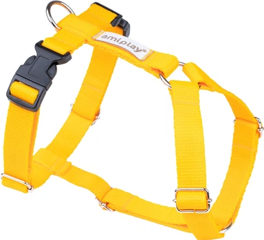 Шлейки для собак Amiplay Samba Guard L Жовті (5907563279209)