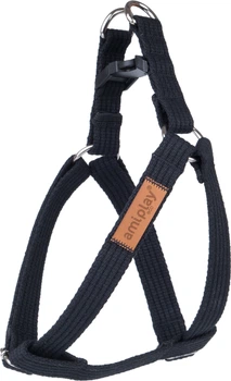 Шлейки для собак Amiplay Cotton L Чорні (5907563221581)