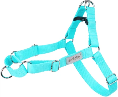 Шлейки для собак Amiplay Samba Easy Go L Бірюзові (5907563278868)