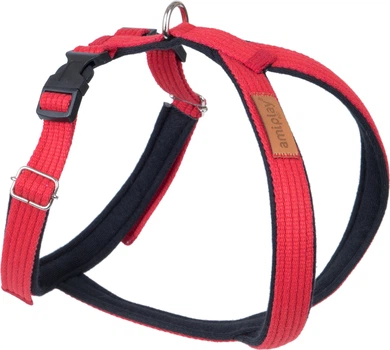 Шлейки для собак Amiplay Cotton Grand Soft M Червоні (5907563231146)