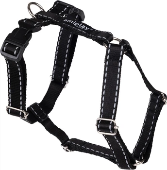 Шлейки для собак Amiplay Reflective Guard XL Чорні (5907563306417)