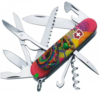 Ніж складаний, мультитул Victorinox Huntsman Zodiac (91мм, 17 функцій), змія теніс 1.3713.Z4300pk