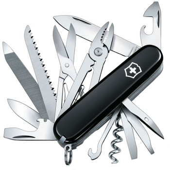 Ніж складаний, мультитул Victorinox Handyman (91мм, 24 функції), чорний 1.3773.3