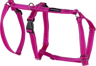 Шлейки для собак Amiplay Reflective Safety XL Рожеві (5907563306608)