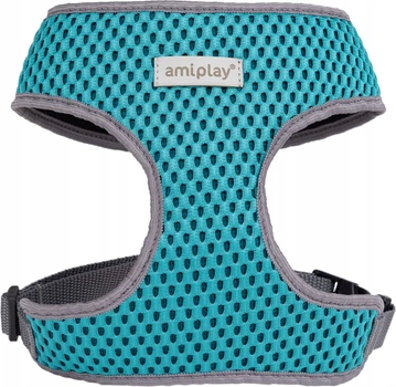Шлейки для собак Amiplay Scout Sonic M Бірюзові (5907563308770)