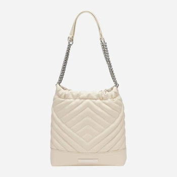 Сумка шоппер женская из искусственной кожи Armani Exchange 483832271 Молочная (1159848780)