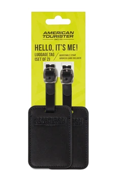Бірка На Валізу (2 Шт.) American Tourister AMERICAN TOURIST. TA BLACK 8x5,5x0,1 MF3*09002