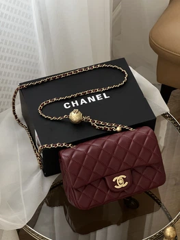 Сумка женская Classic 1.55 Small Single Flap Premium бордовый через плече