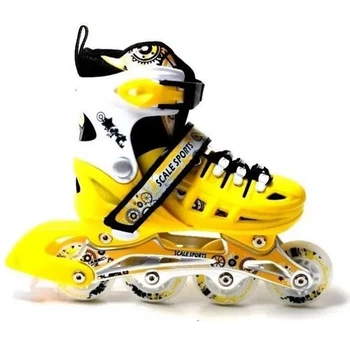 Роликовые коньки SCALE SPORTS LF905 L 39-42р. Жолтые (748527067-L)