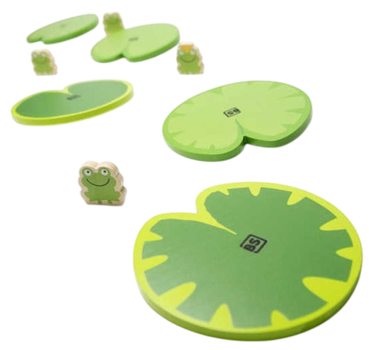 Gra sensoryczna BS Toys Zbieraj żabki drewniana (8717775444169)