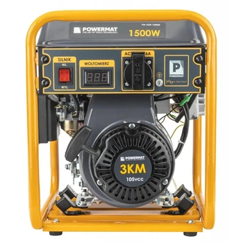 Генератор інверторний однофазний Powermat 1500 Вт PM-AGR-1500IM
