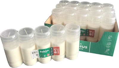 Wkład do zniczy parafinowy Bolsius RP3 50H 16+4 szt (8717847187079)