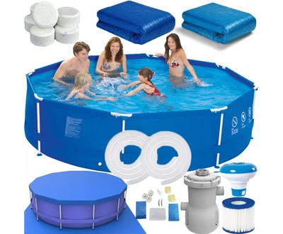 Каркасний басейн AVENLI 19in1 Garden Pool Frames 366x76 см