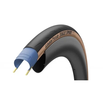 Покрышка GoodYear 700x25C 25-622 Eagle Sport tube type folding 60tpi Black/Tan (1084-TIR-28-85)