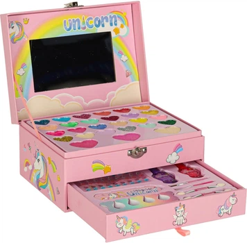 Набір для макіяжу та манікюру Kik єдиноріг валізка (5903039765412)