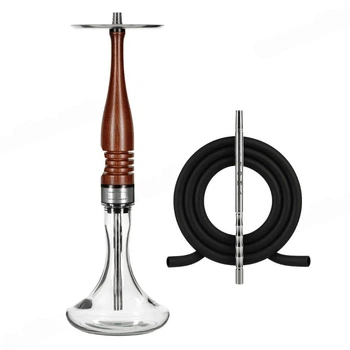 Кальян Aroma Hookah Zulu Brown 63 см Нержавеющая сталь Арома Хука Зулу Коричневая