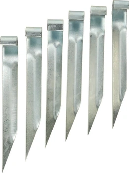 Анкери KIK гачки для кріплення батута гойдалки воріт 6 штук 35 x 4 см (5903039746596)