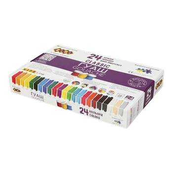 Фарби гуашеві Zibi CLASSIC 24х20 мл ZB.6614